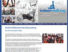 Tablet Screenshot of indoorwalking24.de